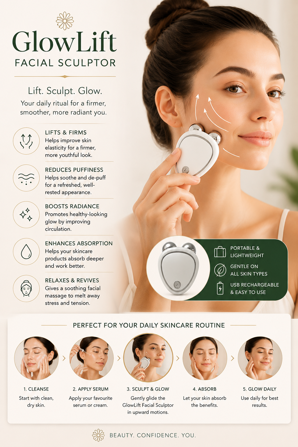 GlowLift Facial Sculptor